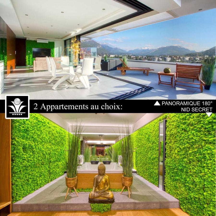 Panoramique 180 Lac Et Montagne Et Nid Secret Spa Romantique Annecy Exterior photo